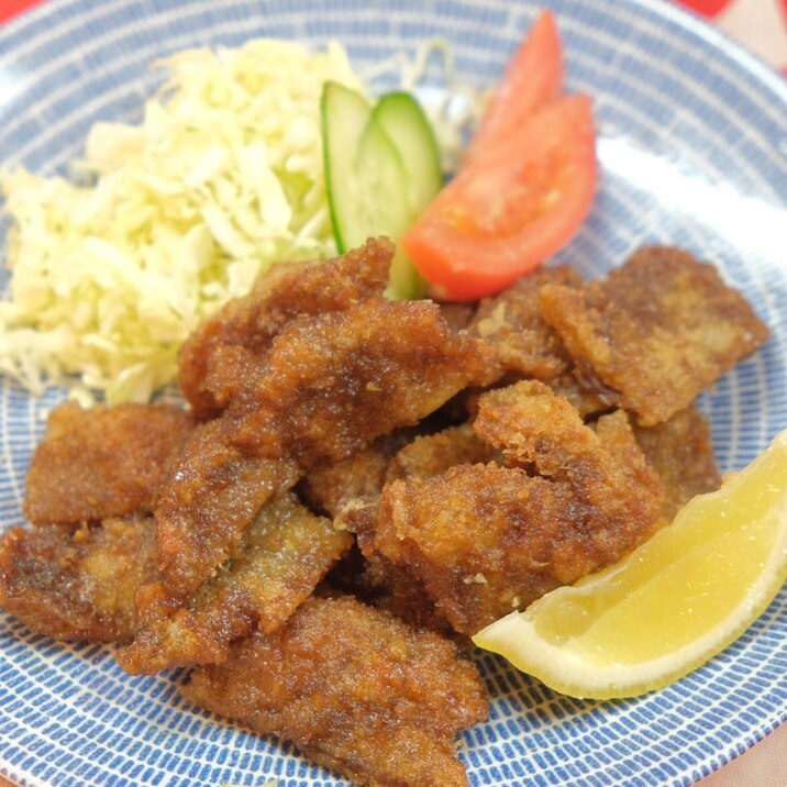 切り落とし肉でお手軽に♪駄菓子みたいなソースカツ